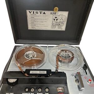 Vintage Craig Vista 520 Portable Reel To Reel Tape Recorder Untested
